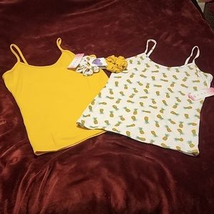 Spaghetti strap tanks